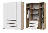 Хелен_4х створчатый_белый+крафт золото_закр