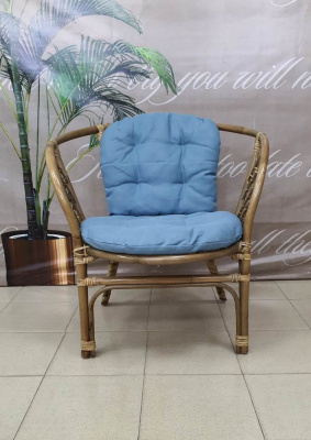 Кресло Bahama (Ротанг №6, ткань Matador 020)